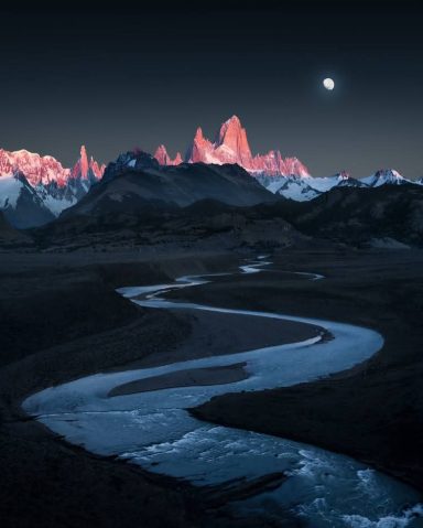 Río de las Vueltas Chaltén Santa Cruz.